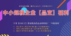 2020年终福利:助力中小微企业品牌升级,打造优